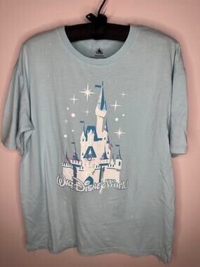 Disney Parks Blue Walt Disney World, Cinderella‘s castle T-shirt